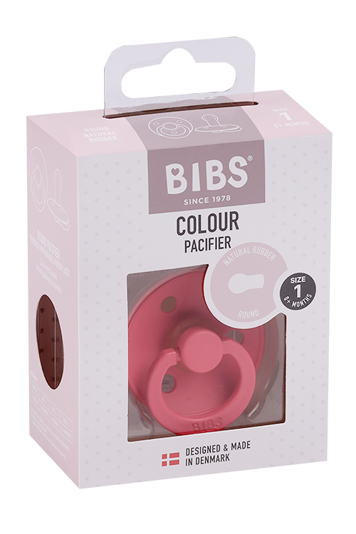 

Соска-пустышка BIBS Colour Coral натуральный каучук (0 мес+)