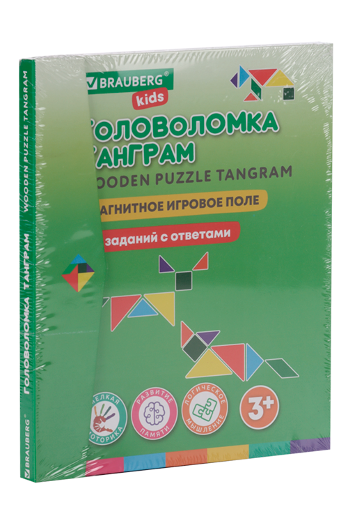 

Головоломка BRAUBERG KIDS Танграм развивающая деревян на магнитах