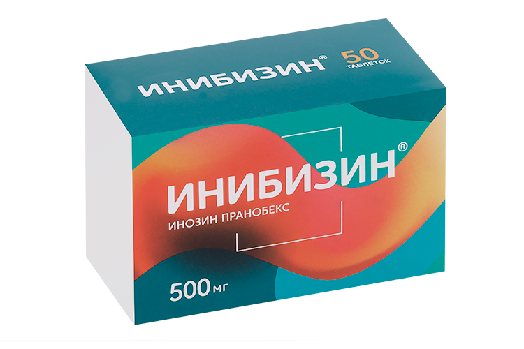

Инибизин 500 мг, 50 шт, таблетки