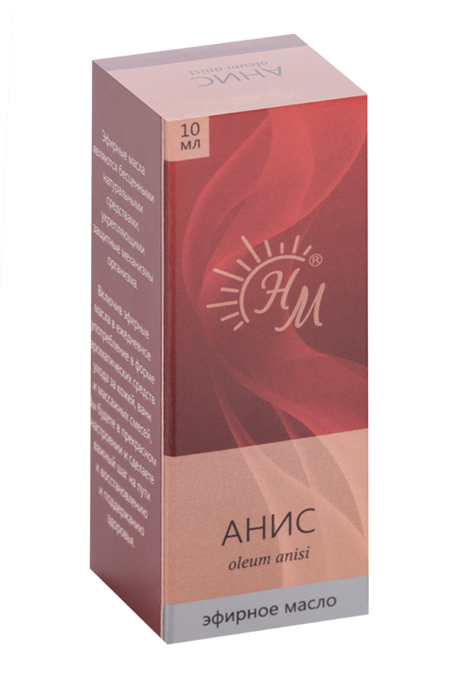 Масло Анисовое эфирное Натуральные масла, 10 мл