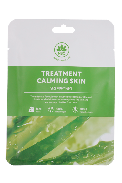 Маска NAME SKIN CARE Заживляющая и успокаивающая тканевая д/лица, 22 г