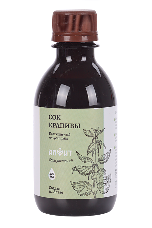 Сок крапивы Алфит, 200 мл
