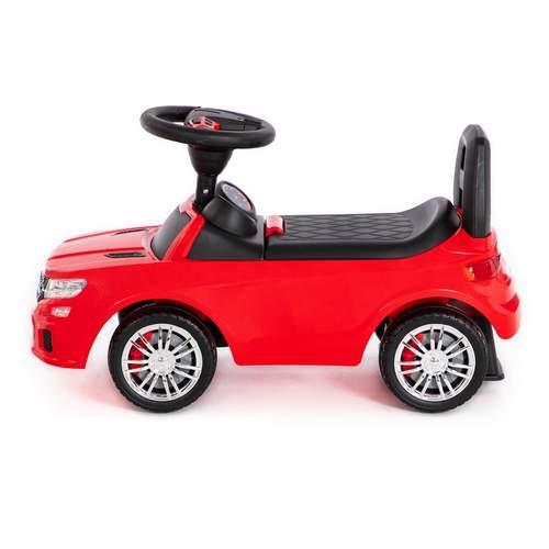Игрушка Полесье Каталка-автомобиль SuperCar N6 со звуковым сигнал белая