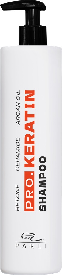 Восстанавливающий шампунь Parli Cosmetics для поврежденных волос ProKeratin Shampoo, 400 мл.