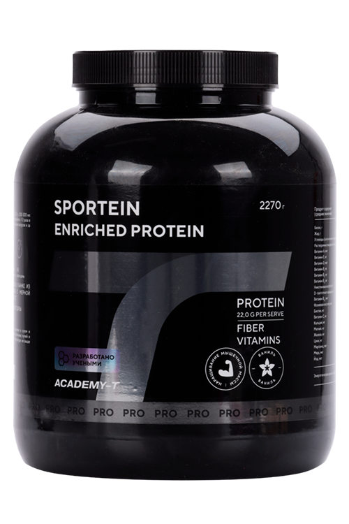 

Протеин Академия-Т Sportein Enriched ваниль, 2 270 г