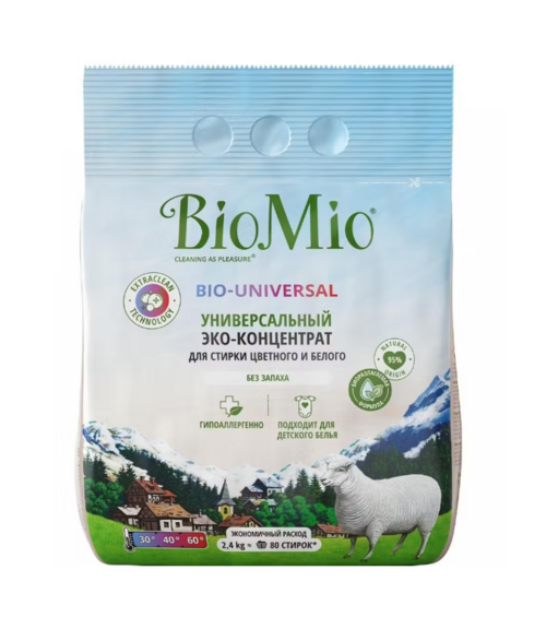 Порошок стиралный BioMio Bio-Universal универсальный 2 400 г