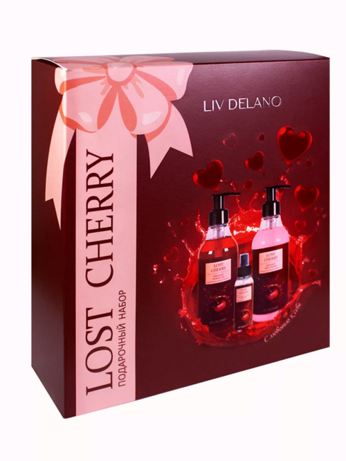 Набор Lost Cherry Liv Delano подарочный гель д/душа/спрей-мист/крем д/тела