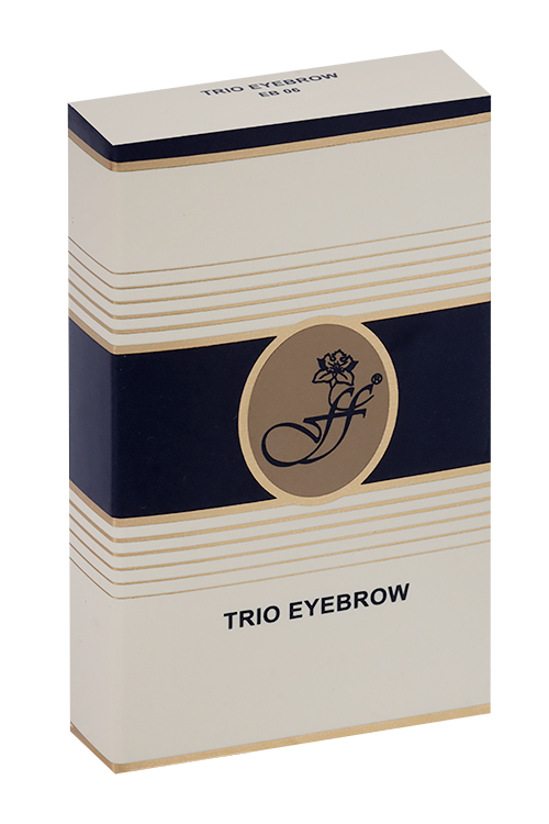 

Тени FFLEUR TRIO EYEBROW д/век компактные матовые 3-х цветные №1 4 г