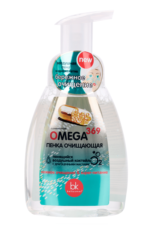

Пенка Belkosmex OMEGA 369 очищающая, 260 мл