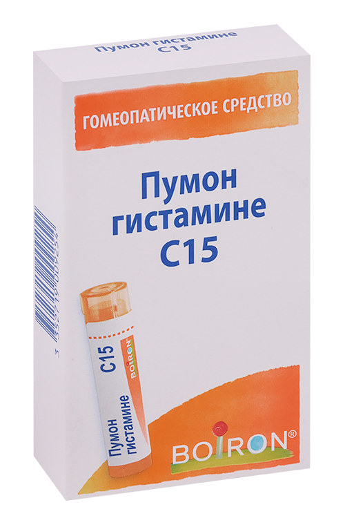 

Пумон гистамине, 4 г, гранулы гомеопатические C15