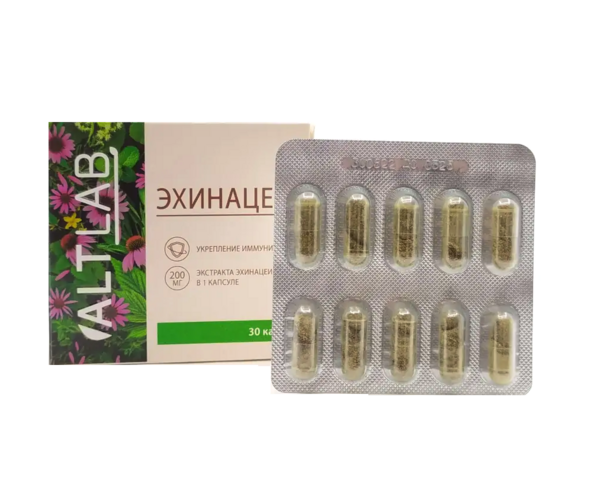 

Эхинацея, 200 мг, 30 шт, капсулы вст