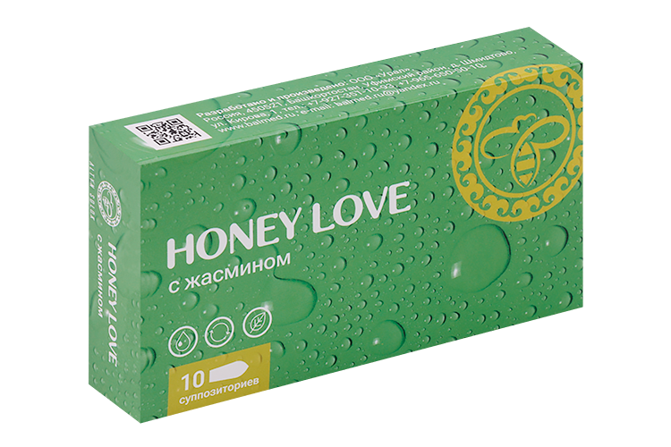 

Крем-карандаш HONEY LOVE с жасмином, 2 г, 10 шт, суппозитории