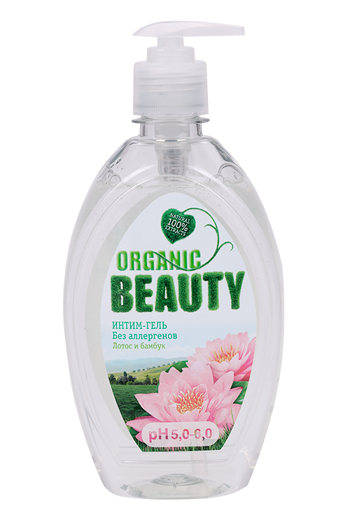 Интим-гель Organic beauty Лотос и Бамбук д/интимной гигиены, 500 мл