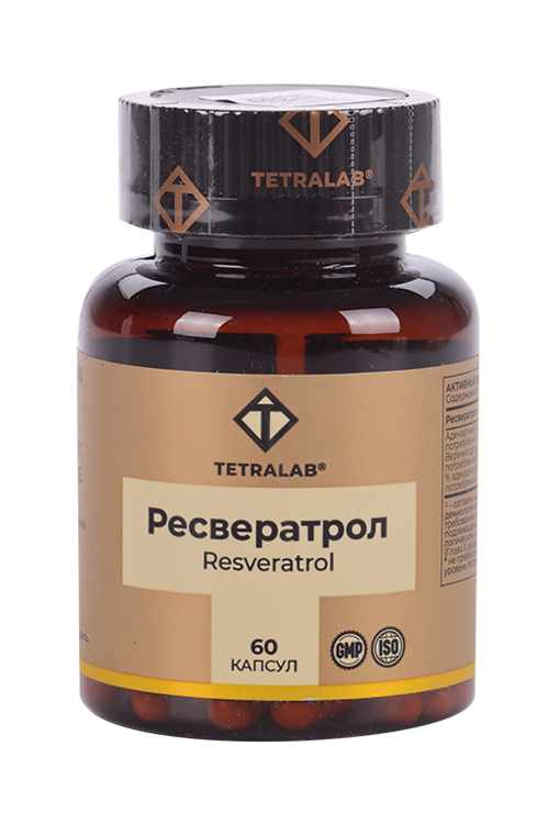 

Ресвератрол Тетралаб, 150 мг, 60 шт, капсулы