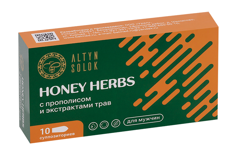 Крем-карандаш HONEY HERBS с прополисом/экстрактами трав, 2 г, 10 шт