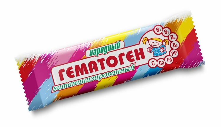 

Гематоген Народный витаминизированный, 40 г