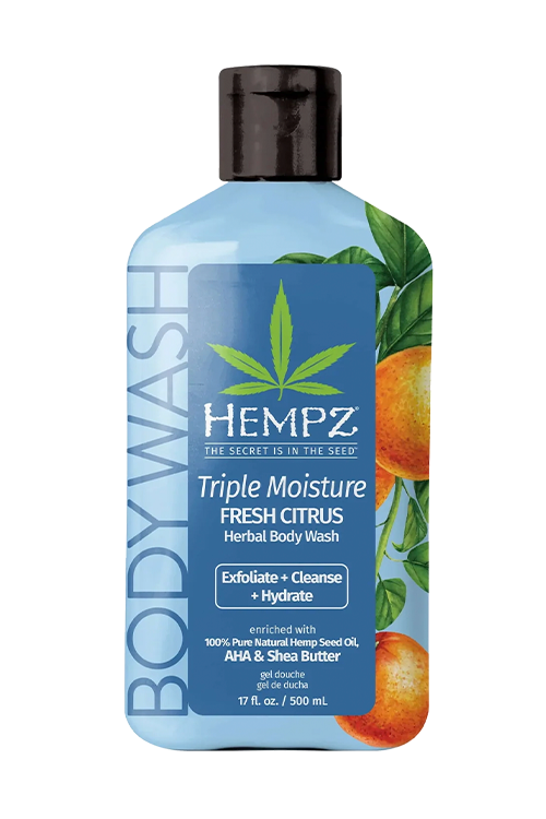 

Гель для душа Hempz Тройное увлажнение Triple Moisture Fresh Citrus Herbal Body Wash 500 мл