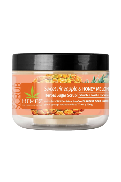 

Cкраб для тела Hempz сахарный Ананас и Медовая Дыня Sweet Pineapple & Honey Melon Herbal Sugar Scrub