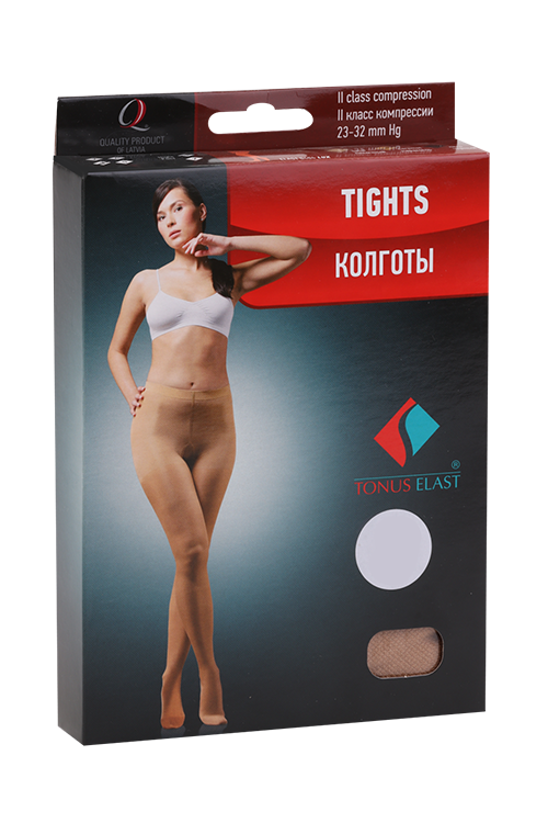 Колготы Tonus Elast 0404 LUX 2 класс компрессии рост 1 карамель р 3 3750₽