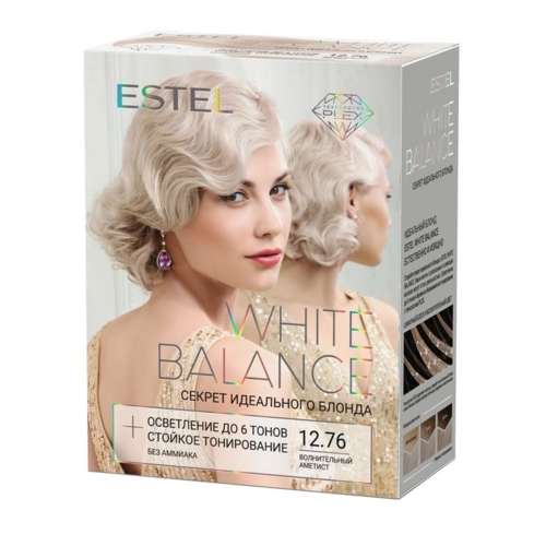 

Набор Estel White Balance Секрет идеального блонда тон 12.76 Волнительный Аметист