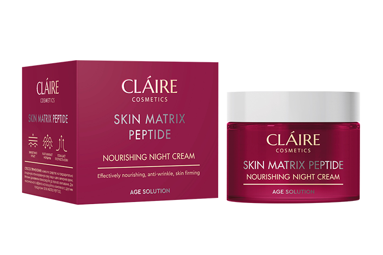 

Крем CLAIRE Cosmetics Skin matrix peptide питательный д/лица ноч, 50 мл