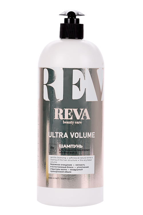 

Шампунь Reva Care ULTRA VOLUME д/тонких и лишенных объема волос, 1 000 мл