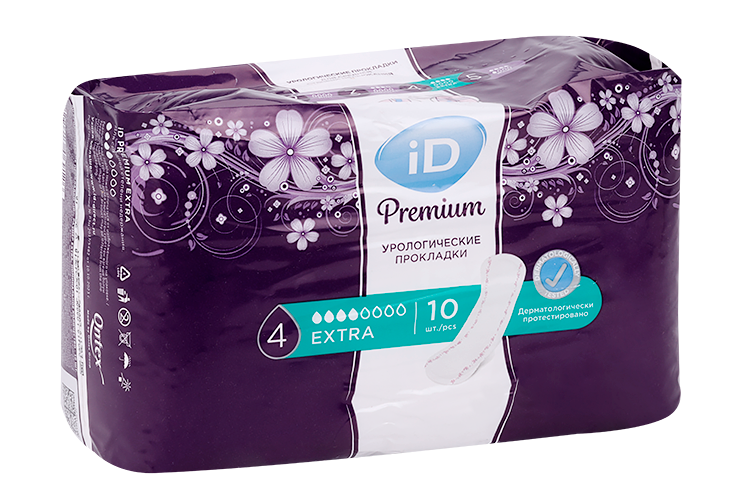 

Прокладки ID extra premium урологические, 10 шт