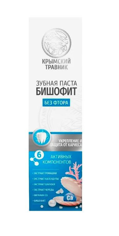 

З/паста Крымский Травник Бишофит б/фтора, 100 мл