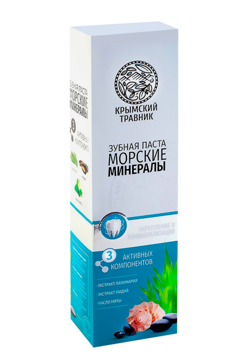 

З/паста Крымский Травник Морские минералы, 100 мл