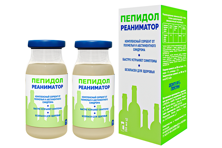 Пепидол-Реаниматор Доктор Пектин, 100 мл, 2 шт, жидкость