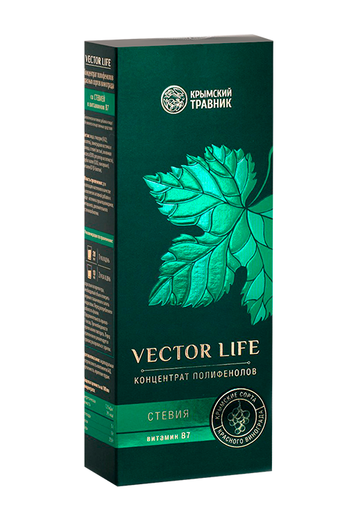 

Концентрат Крымский травник VECTOR LIFE со стевией и витамином В7, 250 мл