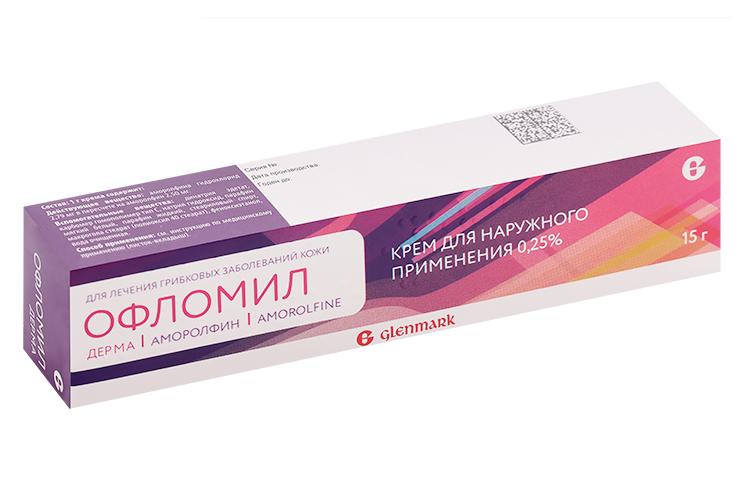 

Офломил Дерма 0.25%, 15 г, крем для наружного применения