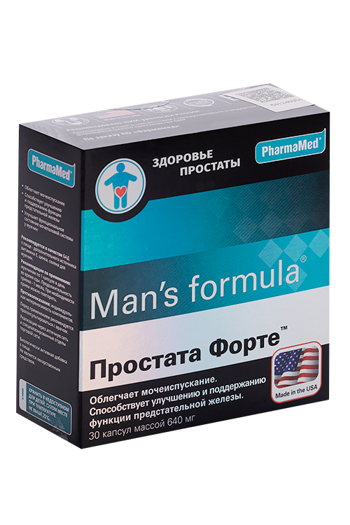 

Менс формула Простата форте, 640 мг, 30 шт, капсулы