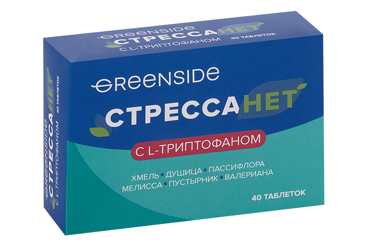 

Стрессанет, 40 шт, таблетки
