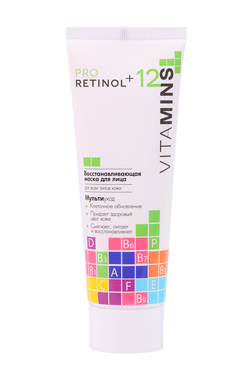 

Маска Modum Pro Retinol+ 12 Vitamins восстанавливающая д/лица, 75 г