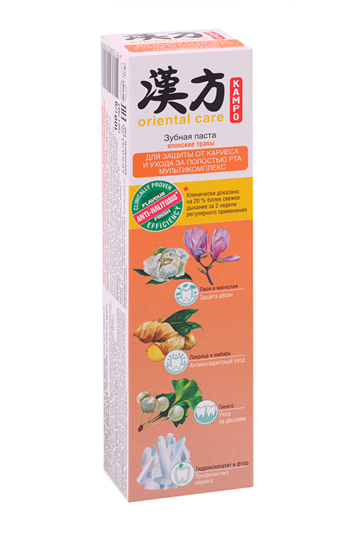 

З/паста Modum Kampo Oriental care Японские травы д/защит от кариеса мультикомплекс, 100 г