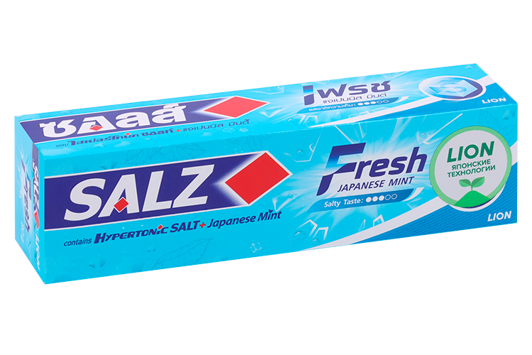 

З/паста LION Thailand Salz Fresh д/комплексной защиты, 80 г