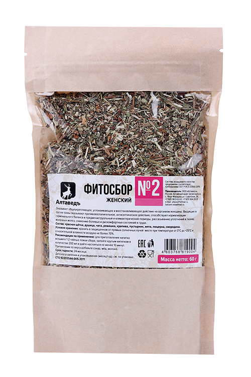 

Фитосбор №2 Алтаведъ Женский, 60 г