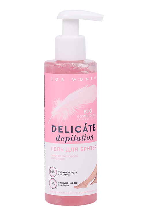 

Гель Bio Cosmetolog Professional Delicate Depilatio д/бритья, 190 мл