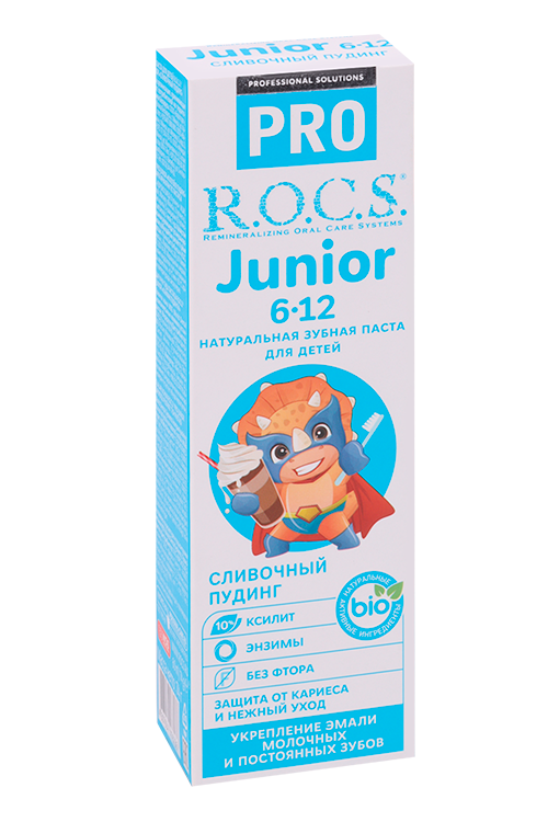 

З/паста R.O.C.S. pro Junior Сливочный пудинг, 74 г