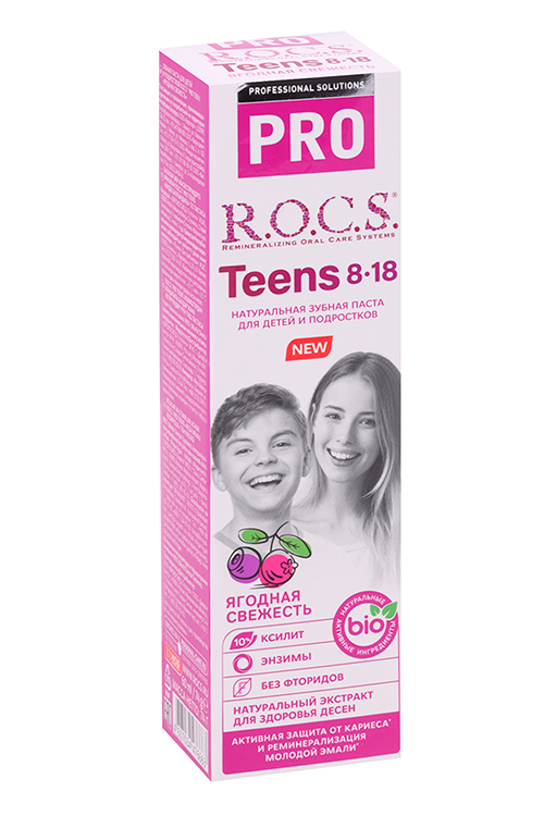 

З/паста R.O.C.S. pro Teens Ягодная свежесть, 74 г