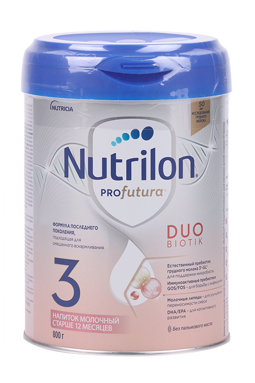 

Смесь Нутрилон Profutura DuoBiotik 3 (12 мес+), 800 г