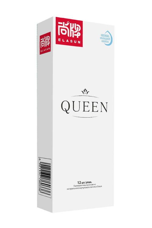 Презервативы Elasun «Queen» 0.02мм,  Гладкие - 12 шт