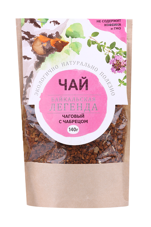 Чай чаговый с чабрецом Байкальская легенда, 140 г