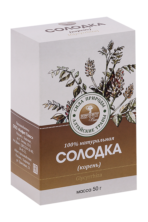 

Солодка Алфит Плюс корень, 50 г