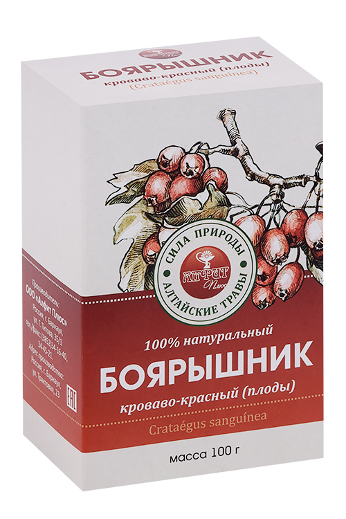 

Боярышник плоды Алфит Плюс, 100 г