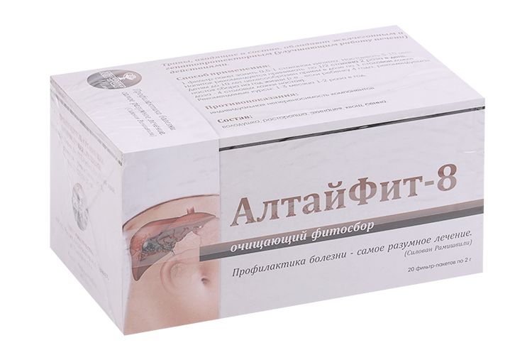 

Фитосбор Алфит Плюс Алтайфит-8 очищающий, 2 г, 20 шт, фильтр-пакет