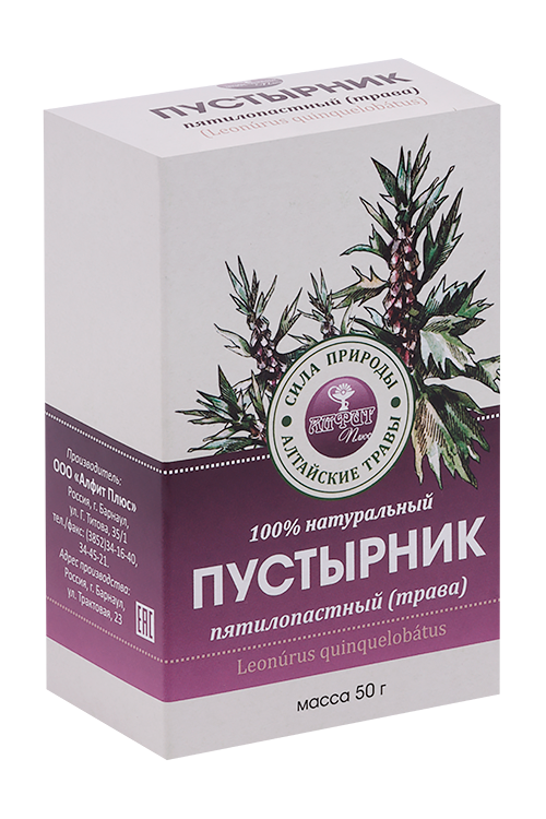 

Пустырник Алфит Плюс трава, 50 г