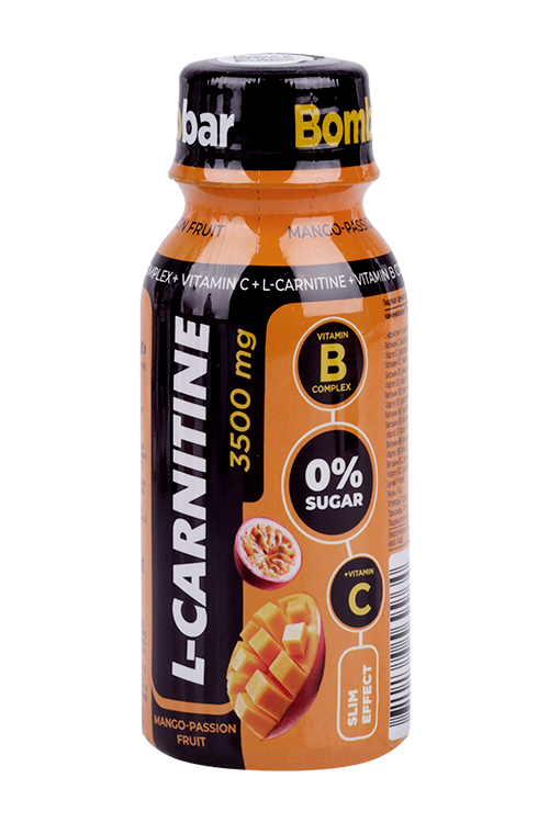 

Напиток BombBar Л-карнитин 3500 мг б/алкогол манго/маракуйя, 100 мл