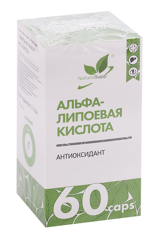 

Альфа-липоевая кислота NS, 60 шт, капсулы (БАД)